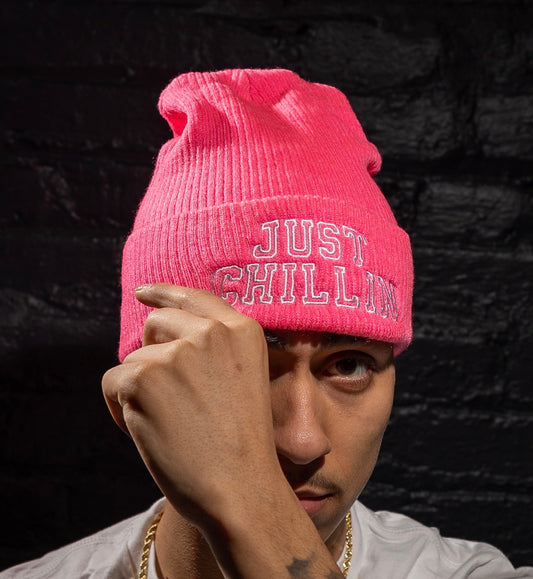 Flamingo Pink JC Beanie