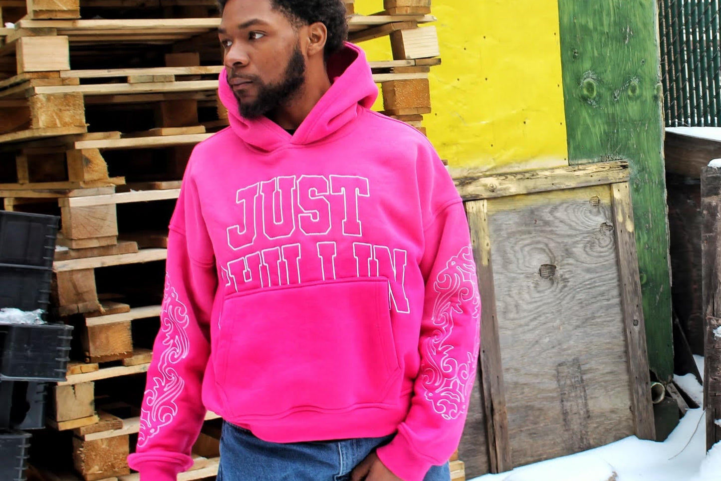 Valentines Pink JC Hoodie